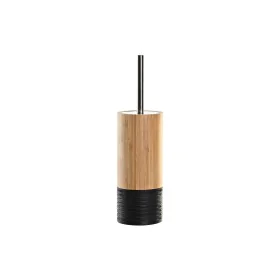 Toilet Brush DKD Home Decor Black Natural Bamboo 10 x 10 x 36,8 cm by DKD Home Decor, Toilet accessories - Ref: S3036724, Pri...