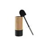 Brosse de salle de wc DKD Home Decor Noir Naturel Bambou 10 x 10 x 36,8 cm de DKD Home Decor, Accessoires pour wc - Réf : S30...