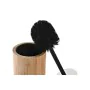 Brosse de salle de wc DKD Home Decor Noir Naturel Bambou 10 x 10 x 36,8 cm de DKD Home Decor, Accessoires pour wc - Réf : S30...