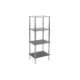 Scaffale da Bagno DKD Home Decor Cristallo Acciaio (40 x 30 x 105 cm) di DKD Home Decor, Mensole bagno - Rif: S3036741, Prezz...