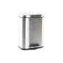 Rubbish Bin DKD Home Decor 21,5 x 18,5 x 30 cm Silver Stainless steel 5 L Basic by DKD Home Decor, Waste and recycling - Ref:...