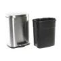 Rubbish Bin DKD Home Decor 21,5 x 18,5 x 30 cm Silver Stainless steel 5 L Basic by DKD Home Decor, Waste and recycling - Ref:...