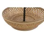 Fruteira DKD Home Decor Preto Metal Castanho Bambu 40 x 40 x 70 cm de DKD Home Decor, Travessas e taças - Ref: S3036851, Preç...