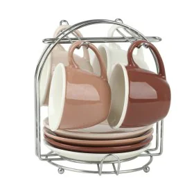 Ensemble de tasses à café DKD Home Decor Marron Beige Métal 4 Pièces 90 ml de DKD Home Decor, Tasses - Réf : S3036863, Prix :...