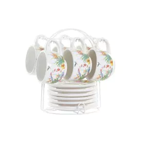 Piece Coffee Cup Set DKD Home Decor Multicolour 180 ml Dolomite by DKD Home Decor, Cups - Ref: S3036910, Price: 34,39 €, Disc...