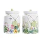 Boîte DKD Home Decor Jardin Multicouleur Tropical 1 L 12 x 12 x 16 cm (2 Unités) de DKD Home Decor, Stockage des aliments - R...