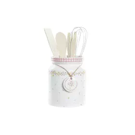 Set of Kitchen Utensils DKD Home Decor Dolomite MDF Wood 12 x 12 x 22 cm Flowers by DKD Home Decor, Spatulas - Ref: S3036927,...