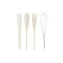 Ensemble d'ustensiles de cuisine DKD Home Decor Dolomite Bois MDF 12 x 12 x 22 cm Fleurs de DKD Home Decor, Spatules pour bar...