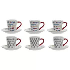 Set di Tazze da Caffè DKD Home Decor Metallo Multicolore Gres 130 ml di DKD Home Decor, Tazze - Rif: S3036953, Prezzo: 23,12 ...