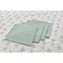 Service de linge de table DKD Home Decor Fleurs 150 x 250 x 0,5 cm Vert de DKD Home Decor, Nappes - Réf : S3037024, Prix : 23...