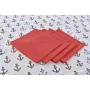 Set de mantelería DKD Home Decor Azul Blanco Rojo 150 x 150 x 0,5 cm (2 Unidades) de DKD Home Decor, Manteles - Ref: S3037029...