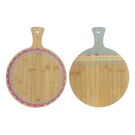 Tabla de cortar DKD Home Decor Tropical Natural Turquesa Granate 30 x 40 x 1 cm de DKD Home Decor, Tablas de cortar - Ref: S3...