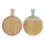 Tabla de cortar DKD Home Decor Tropical Natural Turquesa Granate 30 x 40 x 1 cm de DKD Home Decor, Tablas de cortar - Ref: S3...