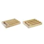 Organizador para Cubiertos DKD Home Decor Bambú Colonial Africano 25,5 x 35,5 x 5 cm (2 Unidades) de DKD Home Decor, Estantes...