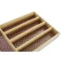 Organizador para Cubiertos DKD Home Decor Bambú Colonial Africano 25,5 x 35,5 x 5 cm (2 Unidades) de DKD Home Decor, Estantes...