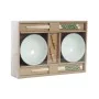 Conjunto de sushi DKD Home Decor Bambu Grés Branco Verde Oriental 30 x 21 x 7 cm (6 Peças) de DKD Home Decor, Pratos e fontes...