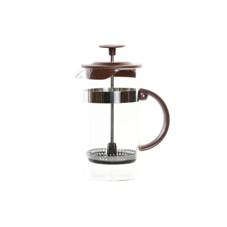 Cafetière à Piston DKD Home Decor Marron Transparent Acier inoxydable Verre Borosilicaté 350 ml 16 x 9 x 18,5 cm de DKD Home ...