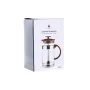 Cafeteira de Êmbolo DKD Home Decor Castanho Transparente Aço inoxidável Vidro de Borosilicato 350 ml 16 x 9 x 18,5 cm de DKD ...