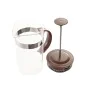 Cafeteira de Êmbolo DKD Home Decor Castanho Transparente Aço inoxidável Vidro de Borosilicato 350 ml 16 x 9 x 18,5 cm de DKD ...