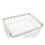 Cesta de Varilla DKD Home Decor Verde Beige Metal Pino Vintage 30,5 x 20 x 14,5 cm (2 Unidades) de DKD Home Decor, Estantes y...