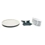 Set da Aperitivo DKD Home Decor Legno 22 x 22 x 1 cm Fogli Verde Gres di DKD Home Decor, Piatti e teglie - Rif: S3037250, Pre...