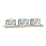 Set da Aperitivo DKD Home Decor Bambù Gres Fogli 3 Pezzi 4 Pezzi 28 x 9,7 x 1,5 cm di DKD Home Decor, Piatti e teglie - Rif: ...