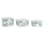 Ensemble à apértif DKD Home Decor Bambou Grès Volets Tropical 4 Pièces 18 x 18 x 1 cm de DKD Home Decor, Plats et plateaux - ...