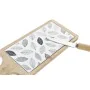 Conjunto para Aperitivos DKD Home Decor Branco/Preto Bambu Grés Folhas Cottage 3 Peças 33 x 12 x 1 cm (3 piezas) de DKD Home ...