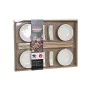 Sushi Set DKD Home Decor Bamboo Stoneware White Natural Oriental 27,3 x 20,3 x 2,5 cm (12 Units) by DKD Home Decor, Plates an...