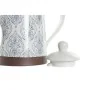 Bule DKD Home Decor Azul Branco Castanho Madeira da borracha Grés de DKD Home Decor, Serviço de chá e café - Ref: S3037313, P...