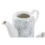 Bule DKD Home Decor Azul Branco Castanho Madeira da borracha Grés de DKD Home Decor, Serviço de chá e café - Ref: S3037313, P...