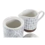 Açucareiro DKD Home Decor Azul Branco Castanho Grés 12,5 x 6,5 x 8 cm (2 pcs) de DKD Home Decor, Açúcar e leite - Ref: S30373...