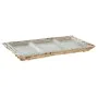 bandeja de aperitivos DKD Home Decor Transparente Natural Cristal 42 x 20 x 3,5 cm de DKD Home Decor, Pratos e fontes - Ref: ...