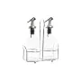 Galheteiro DKD Home Decor Galheteiro Transparente Metal Cristal (2 Unidades) (2 pcs) de DKD Home Decor, Dosificadores de molh...