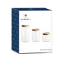 Set mit 3 Kanistern DKD Home Decor Akazienholz Borosilikatglas (1 L) (400 ml) (700 ml) (3 Stücke) von DKD Home Decor, Lagerun...