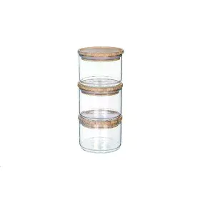 Set di 3 Barattoli DKD Home Decor 10 x 10 x 7,5 cm di DKD Home Decor, Conservazione di alimenti - Rif: S3037402, Prezzo: 16,9...