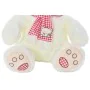 Oso de Peluche DKD Home Decor Rojo Blanco Burdeos Infantil 20 x 20 x 50 cm (2 Unidades) de DKD Home Decor, Animales y figuras...