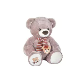 Ours en peluche DKD Home Decor Blanc Écharpe Marron Enfant Ours 50 x 30 x 60 cm de DKD Home Decor, Animaux et personnages - R...