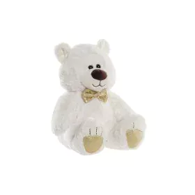 Ours en peluche DKD Home Decor Nœud papillon Blanc Doré Métal Enfant Ours 30 x 40 cm 30 x 30 x 36 cm de DKD Home Decor, Anima...