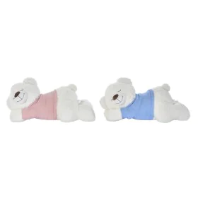 Teddy Bear DKD Home Decor 70 x 30 x 30 cm Blue Pink White Children's (2 Units) by DKD Home Decor, Animals and figures - Ref: ...