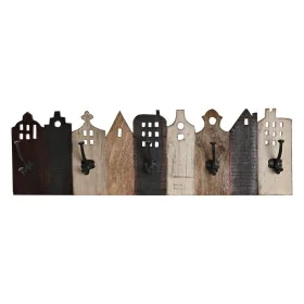 Portemanteau DKD Home Decor Métal Bois (81 x 10 x 25 cm) de DKD Home Decor, Patères portemanteaux - Réf : S3037485, Prix : 48...