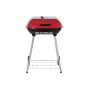 Coal Barbecue with Cover and Wheels DKD Home Decor Red Black Metal Steel 30 x 40 cm 60 x 57 x 80 cm (60 x 57 x 80 cm) by DKD ...