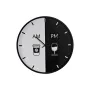 Reloj de Pared DKD Home Decor Negro Metal Blanco (60 x 4 x 60 cm) de DKD Home Decor, Relojes de pared - Ref: S3037665, Precio...