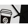 Reloj de Pared DKD Home Decor Negro Metal Blanco (60 x 4 x 60 cm) de DKD Home Decor, Relojes de pared - Ref: S3037665, Precio...