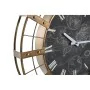 Horloge Murale DKD Home Decor 60 x 6,5 x 78 cm Verre Argenté Noir Doré Fer (2 Unités) de DKD Home Decor, Pendules murales - R...