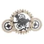 Horloge Murale DKD Home Decor Naturel Noir MDF Engrenage (70 x 4 x 45 cm) de DKD Home Decor, Pendules murales - Réf : S303771...