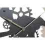 Horloge Murale DKD Home Decor Naturel Noir MDF Engrenage (70 x 4 x 45 cm) de DKD Home Decor, Pendules murales - Réf : S303771...