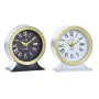 Horloge de table DKD Home Decor Blanc Noir Verre Fer 12 x 6 x 13 cm (2 Unités) de DKD Home Decor, Pendulettes de bureau - Réf...