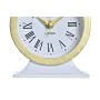 Horloge de table DKD Home Decor Blanc Noir Verre Fer 12 x 6 x 13 cm (2 Unités) de DKD Home Decor, Pendulettes de bureau - Réf...