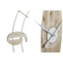 Horloge Murale DKD Home Decor 61 x 4,5 x 66 cm Naturel Blanc Fer Bois MDF (2 Unités) de DKD Home Decor, Pendules murales - Ré...